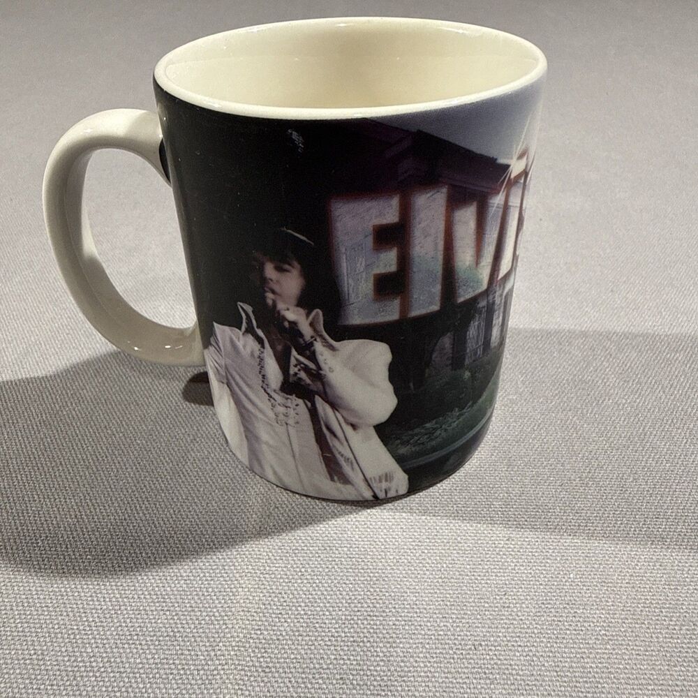 Elvis Signature Graceland Graphics Coffee Mug White
